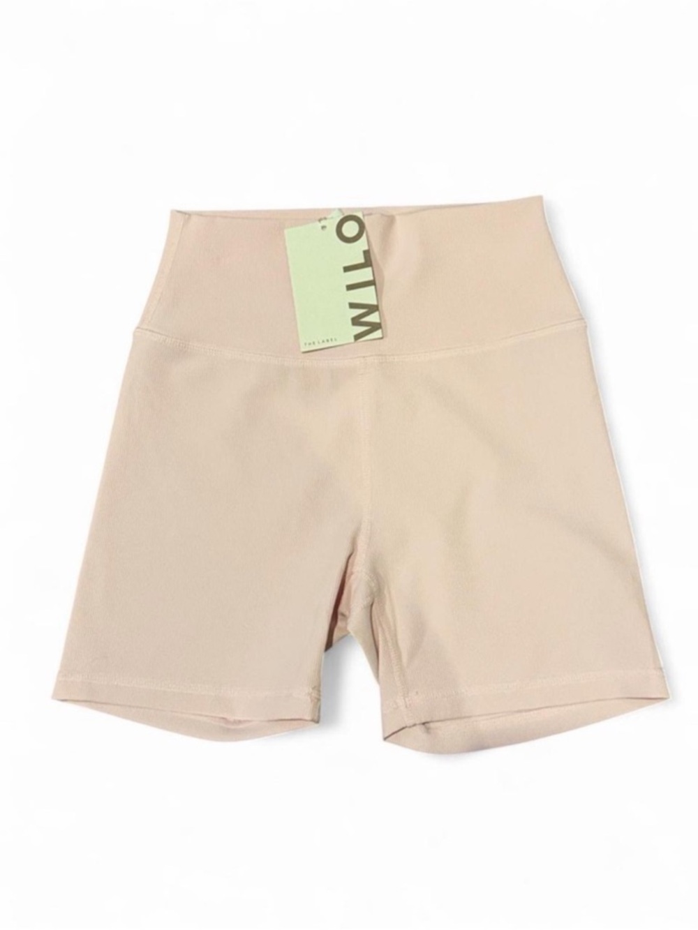 Wilo The Label Wellness Club Sweatshirt & Biker Short Set White Pink Size M NWT - Picture 7 of 11